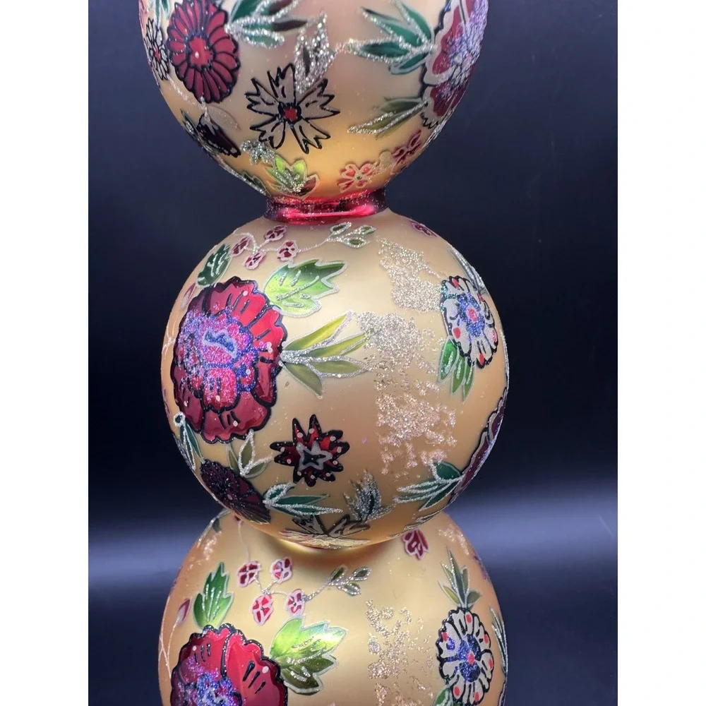 1999 CHRISTOPHER RADKO HOLIDAY BLOSSOM FINIAL 99-154-0‎ 14